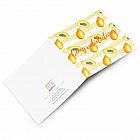 Congratulations Card Papaya -  Congratulations Card with Papaya design -   Yellow and White -   Blank inside -   6”x6” -   100% recycled card -   Brown envelope included -   Hand painted design -   Made in Great Britain - 